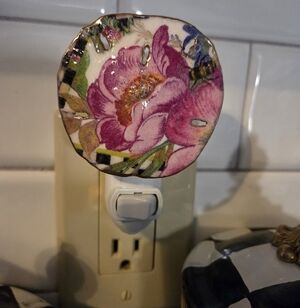 MacKenzie Childs Inspired Floral Nite Light